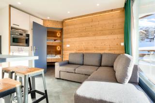 Résidence Schuss - VAL THORENS location: appartement de 35 m2 avec grand balcon sud ouest MAE-9894 - Val Thorens - 9