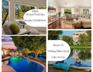 Lake Escape FREE Heated Pool Spa Fire Pit Fishing - Chandler - 0