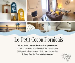 Charmant T3 - 56m2 situé en centre ville - 4 personnes - Pornic - 0