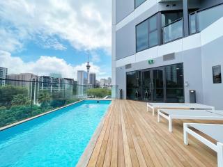 Parkside Air-con Studio on Queen St - Pool & Gym - Auckland - 7