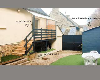 MAISON comprenant 2 logements à louer ensemble ou séparément capacité jusqu'à 10 personnes plus 2 bébés Idéalement placé pour visiter le Mt St Michel, St Malo et ses alentours - Saint-Marcan - 3
