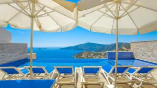 Kalkan 3 Bedroom Seaview Luxury Villa - Heated Indoor Pool - 0