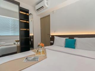 Homey and Modern Look 3BR at Meikarta with Balcon Apartment By Travelio - 0