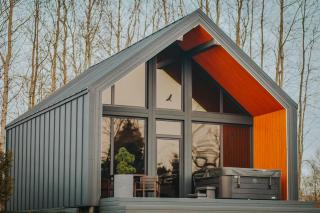 New! Sniegi design cabin with sauna and jacuzzi - Madona - 0