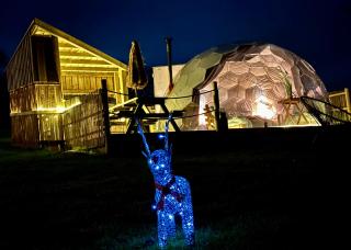 Deerstone Glamping-Ingleborough hill dome-Hot Tub - Earby - 4