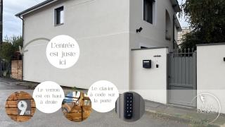 Luna Monkey, Chambre & Terrasse privée, Bourgoin Centre - Bourgoin - 9