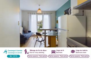 À 110 m de la plage, appartement moderne pour 4 - Fouesnant - 9
