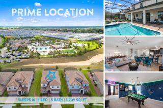 Elegant 8 Bedroom Oasis in Orlando6655 - 0