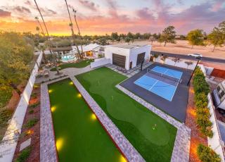 Entertainers Retreat Pickleball Bocce Pool Spa Putt Grn - Scottsdale - 9