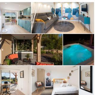 LE COCON D'AZUR Jacuzzi - Terrasse- Vue mer- Wifi- Entièrement rénové - Valbonne - 9