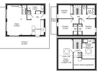 Demi-chalet moderne 4 chambres + dortoir, terrasse, garage - La Clusaz - FR-1-459-238 - La Clusaz - 9