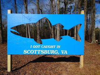 Cousin Carol's Fishing Adventure! Scottsburg, VA - - 2