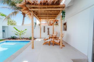 Bohemian palapa suite, private pool , 5 minute walk of the beach - Palm-Eagle Beach - 4