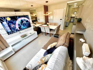 Apartamento perto do mar com piscina e rede de proteção - Capão da Canoa - 0