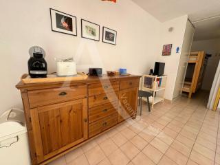 Studio cabine 4 personnes vue jardin dans residence avec piscine - Sète - 5