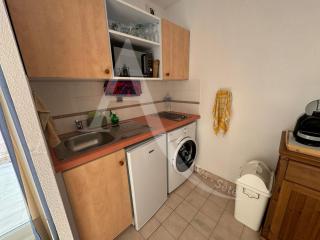 Studio cabine 4 personnes vue jardin dans residence avec piscine - 4