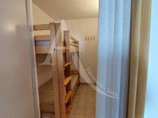 Studio cabine 4 personnes vue jardin dans residence avec piscine - Sète - 8