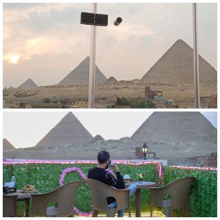 big window pyramids view - Il Cairo - 0