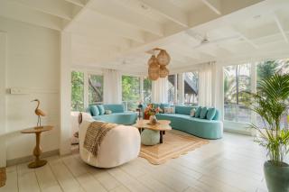 ELIVAAS House of Neptune - 3 BHK Villa with Terrace & Gazebo on the Beach - Morjim - 9