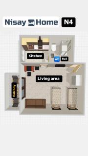 Nisay Home, Apart Suite, N4 - Ludwigsburg - 9