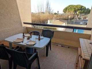Appartement 4 pers. avec piscine, parking, animaux admis - FR-1-387-211 - Marseillan - 9