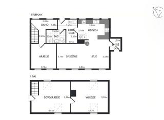 Cosy Brick House Near Bratten Beach - Strandby - 9