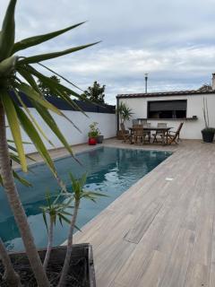 Villa 3 faces avec piscine - Ponteilla - 0