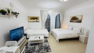 O07 Luxury Furnished Studio Apartment near bus stop Garden view Persia Cluster - Dubai - 7