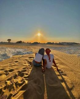 white desert camping - 0