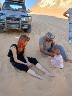 white desert camping - 3