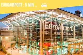 Huningoise Studio 2 Pers Proche Bale Parking Prive - 5