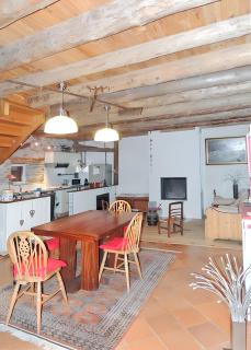 Maison chaleureuse à Mont >Vue montagne & cheminée - 1