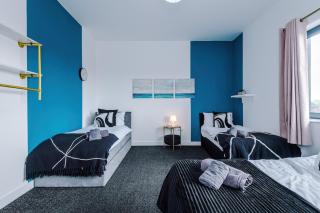 Sleeps 8, Free Parking, Stunning Apartment In Salford Quays, Perfect for Groups, Long Term Disc - Manchester - 8