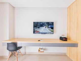 Homey and Minimalist Studio at Patraland Amarta Apartment By Travelio - 3