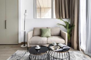 Silkhaus modern DIFC studio with Burj Khalifa view in Burj Daman - Dubai - 1