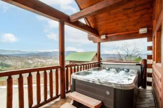 Valley View Cabin View Hot Tub Fireplace Grill - Sevierville - 0