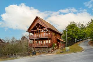 Valley View Cabin View Hot Tub Fireplace Grill - Sevierville - 8