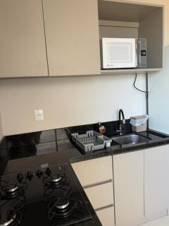 Ótimo apto 50m da areia 1Q churrasqueira c vista mar 203 - 2