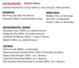 apto frente praia pé na areia 2dorm wifi elevador Smart tv praia grande aviação - Praia Grande - 5