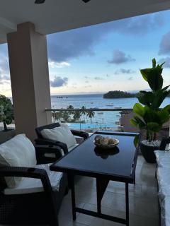 2 bedrooms apartment big balcony ocean view in Samana' - - 2