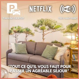 A L'ombre des Pins, Appartement neuf, élégant, Parking gratuit, Netflix, au calme à 100m de l'océan - Les Sables-d'Olonne - 0