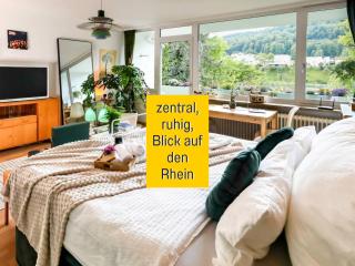 Perfekt für Pärchen, Apartment mit Rheinblick und kostenlosem Parkplatz - Büsingen - 0