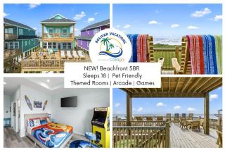 Jolly Roger - Themed Beachfront 5BR with Arcade - Gilchrist - 0