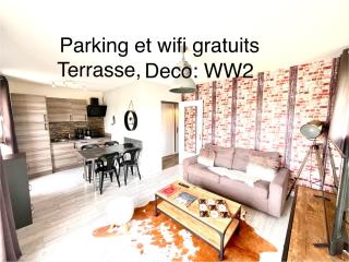 Le Green Way, Style Seconde Guerre et terrasse - Caen - 0