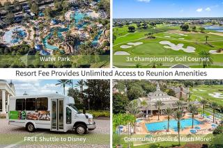 Villas South Dream, 3 bed, 3 bath, Golf Course View, Reunion Membership, 1344 - Kissimmee - 2