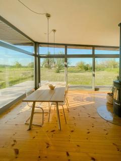 Natural Wooden House With Panoramic View - 0