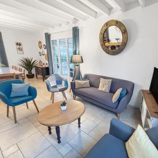 Maison Calme avec Cheminée, Idéal Familles - Asnelles - 0