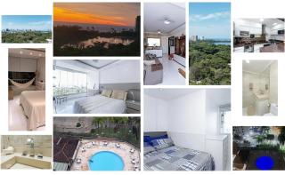 Rosa dos Ventos - Premium Luxo 5 Estrelas - Vista Mar - Barra da Tijuca - 2 Quartos, Cozinha equipada, Amplo e arejado, Ar cond, Estacionamento grátis, Restaurante no Local, Melhor localização da região, Vá a pé para Praia, Barra Shopping, Village Mall - Rio de Janeiro - 0