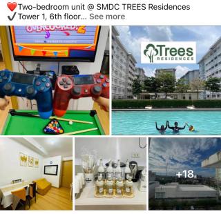 2 Bedroom Trees Residences w PS4, mini billiards - Manila - 2