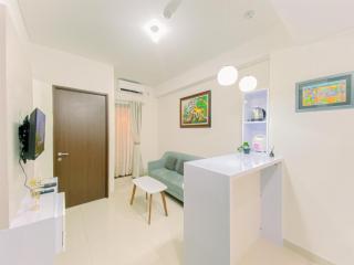 Good Place and Homey 2BR at Transpark Cibubur Apartment near Mall By Travelio - 2